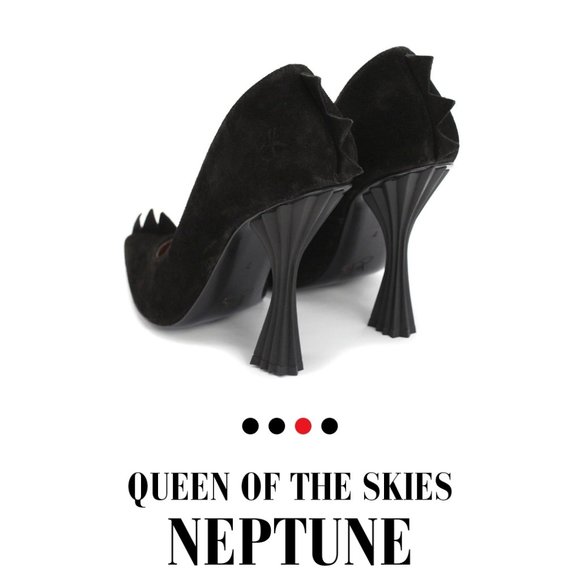John Fluevog Neptune Queen of the Skies Dragon Heels 10.5 - Picture 2 of 5